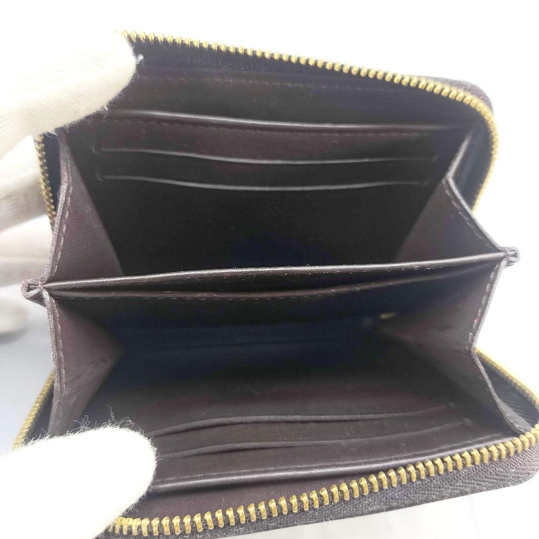 美品 ルイヴィトン ヴェルニ ジッピーパース ボルドー M93607