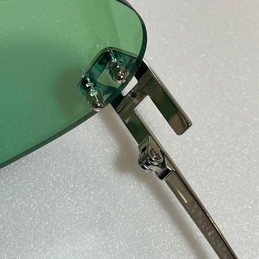 極美品 AMBUSH サングラス グリーン ハート