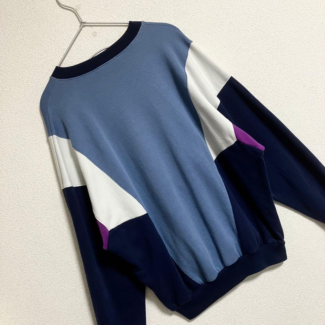 90's old adidas 常田大希着用 マルチカラー スウェット 古着