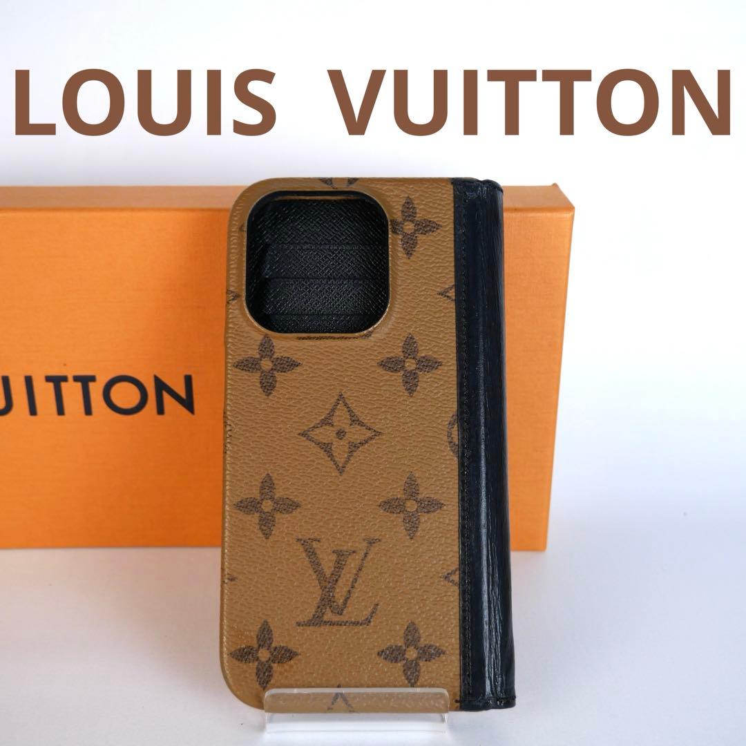 ✨美品✨ルイヴィトン モノグラム リバース フォリオ iPhone14Pro