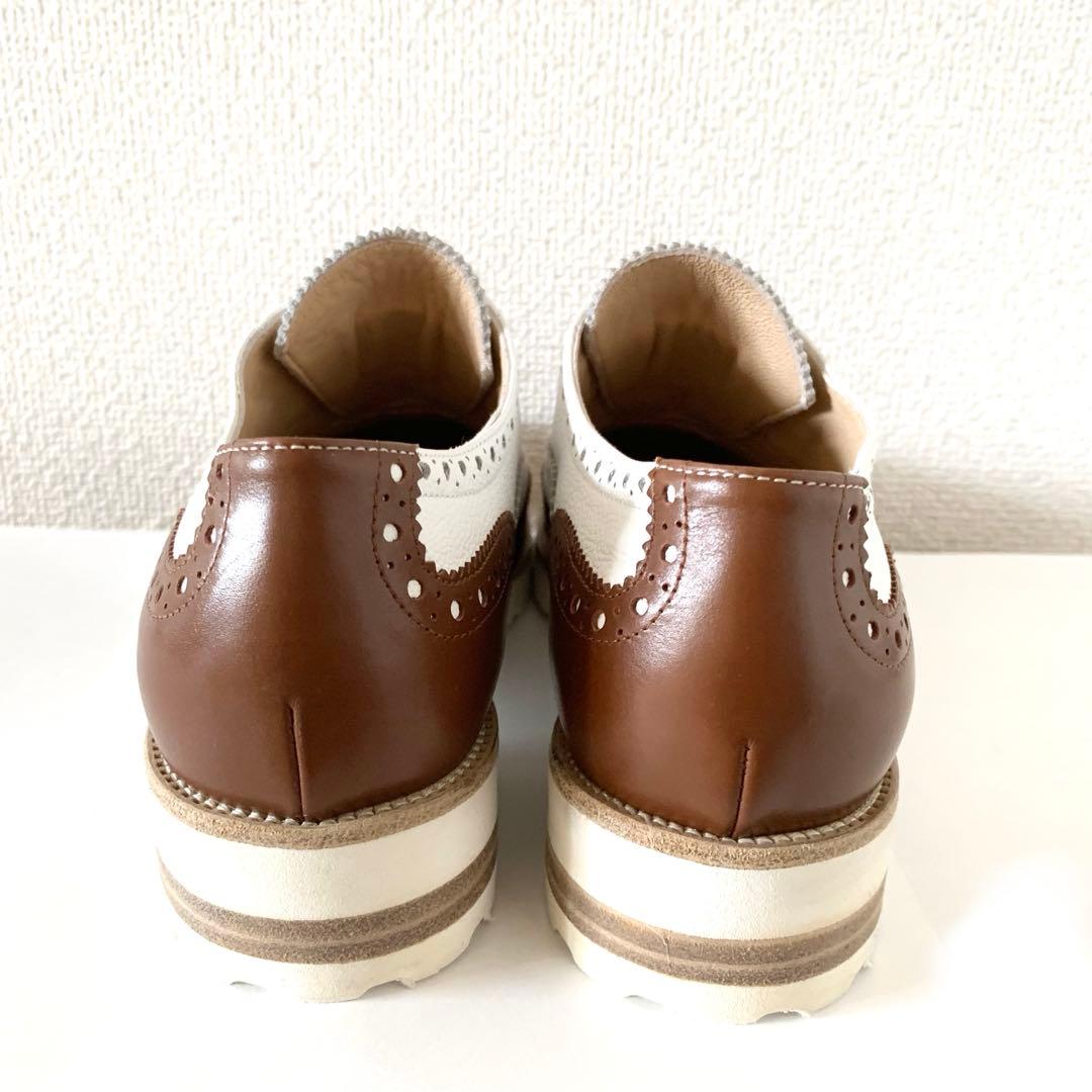 【未使用級】 ルカグロッシ ローファー　メダリオン マニッシュ　本革　イタリア製