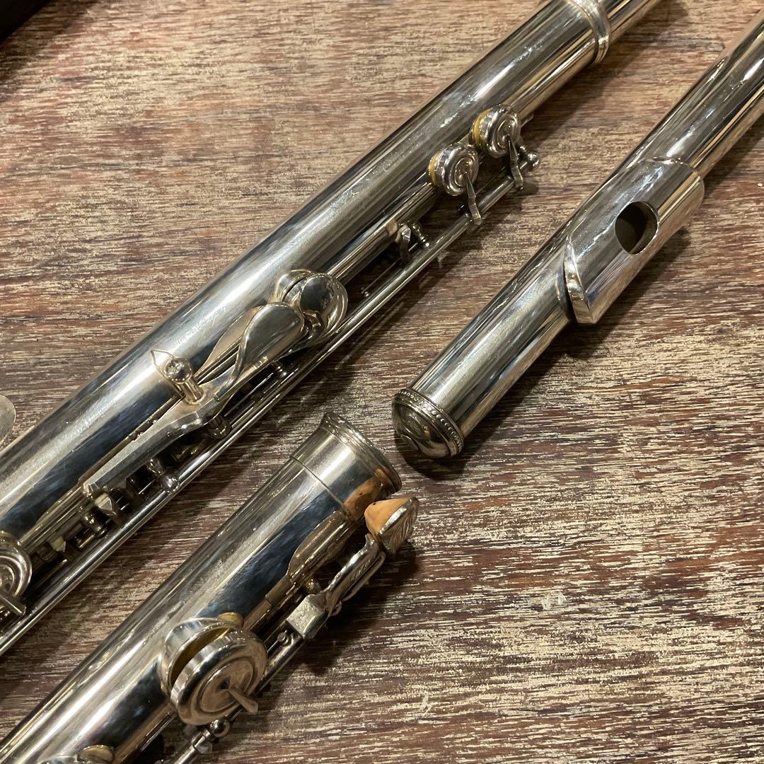 YAMAHA ヤマハ フルート YFL-351 リップ銀製 管体銀メッキ 吹奏