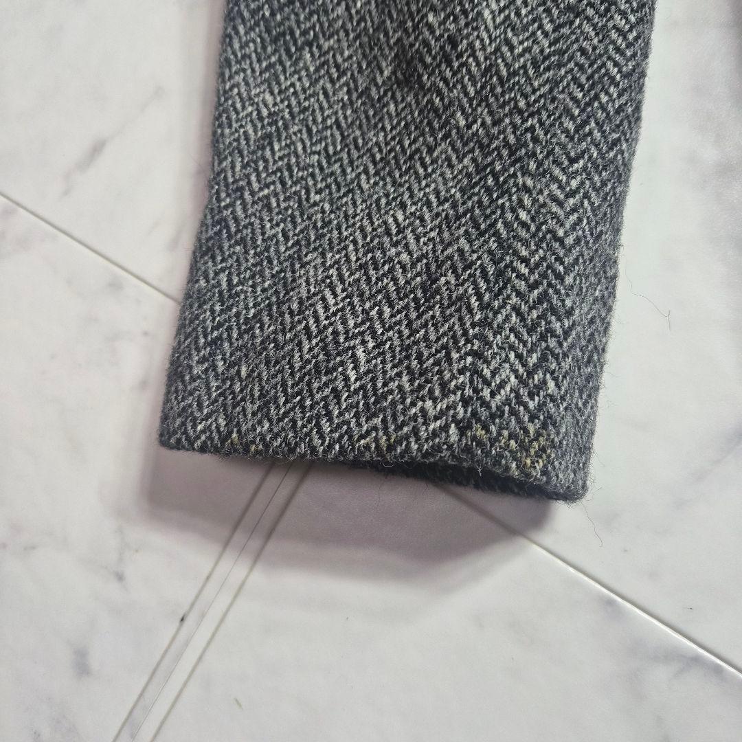 ジェイプレス ハリスツイード ヘリンボーン テーラードジャケット L