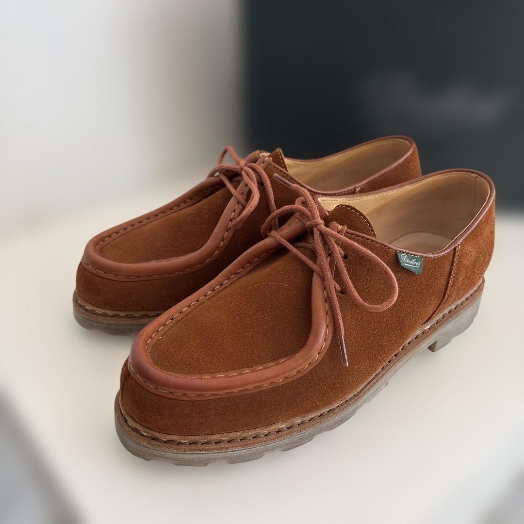 パラブーツ／ミカエル／スウェード／ウィスキー／39.5