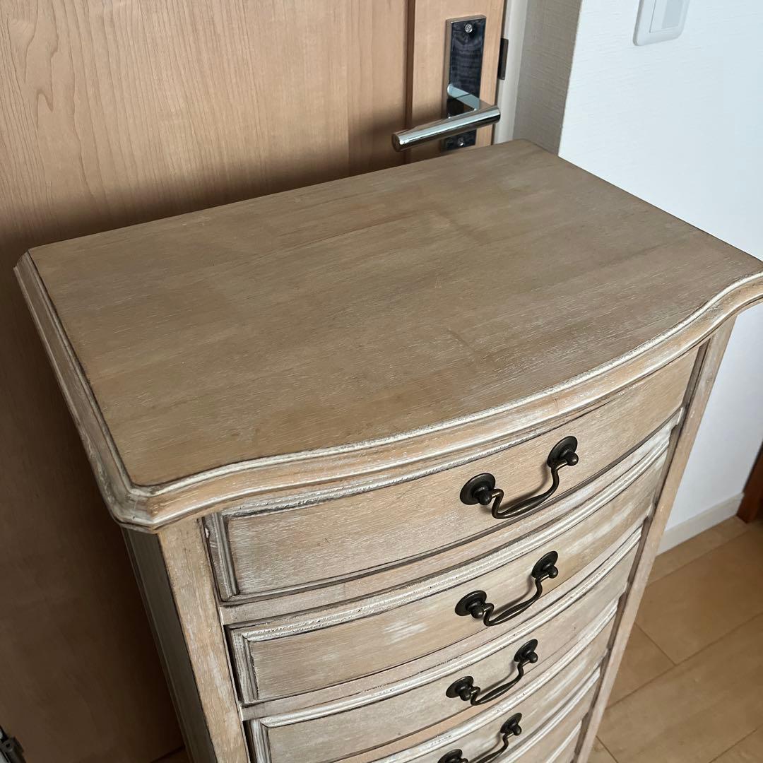 アンティーク　シャビー　7段　シェルフ