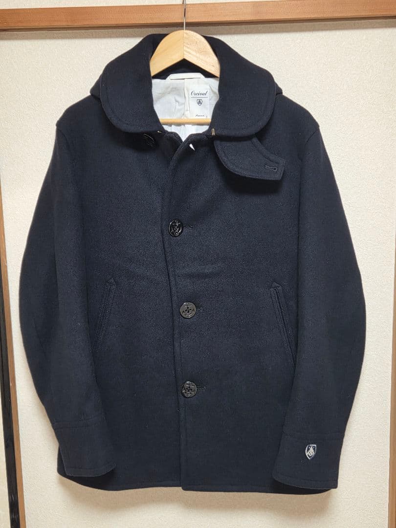 Orcival ネイビー ピーコート サイズ5