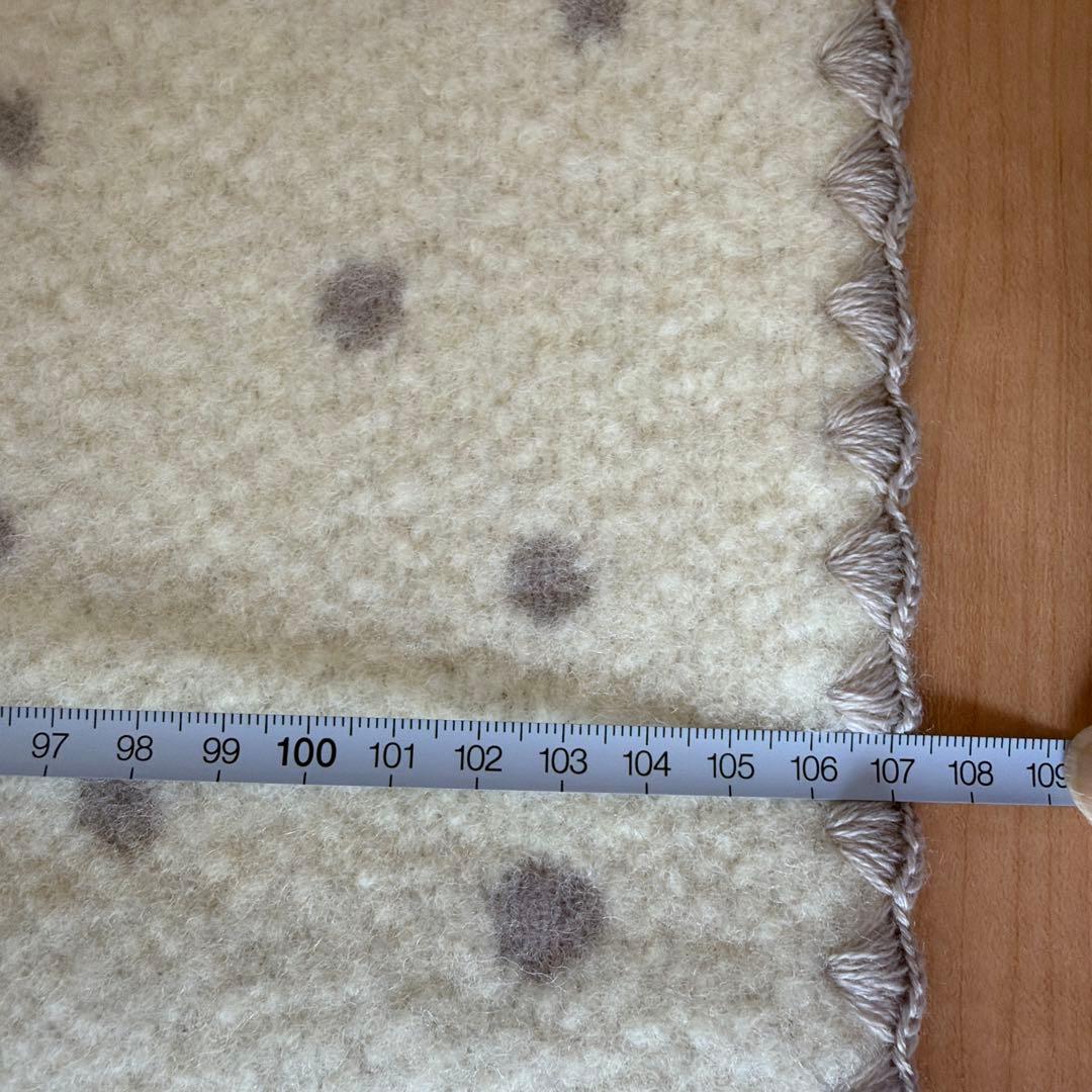 ミナペルホネン　woolハーフブランケット　グレー