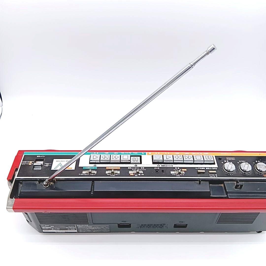 SHARP ラジカセ シャープ 昭和レトロ ダブルカセット QT-77MK2