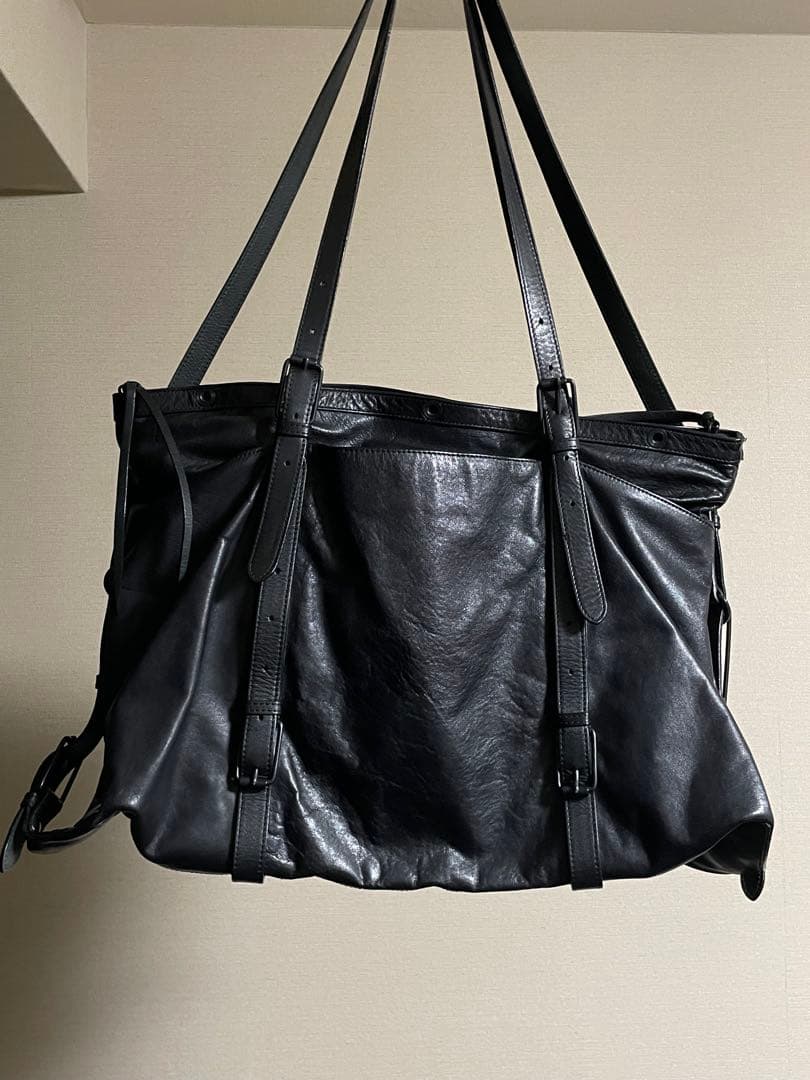 パトリックステファン 初期型 アトリエバッグ 馬革 黒 日本製