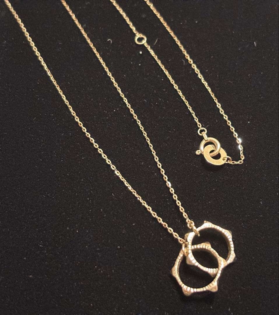 週末限定値下げ✨KAORU K10 スタッズネックレス リングネックレス