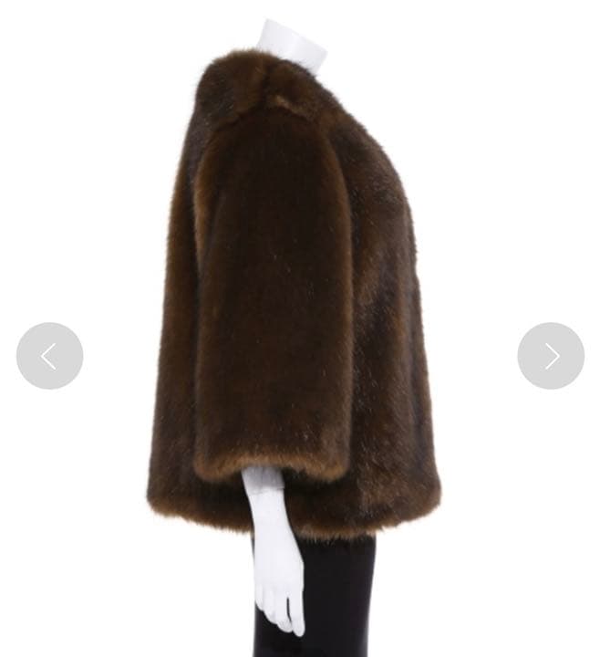 【41,800円→10,000円】FRAI I.D ミンク調ファーコート