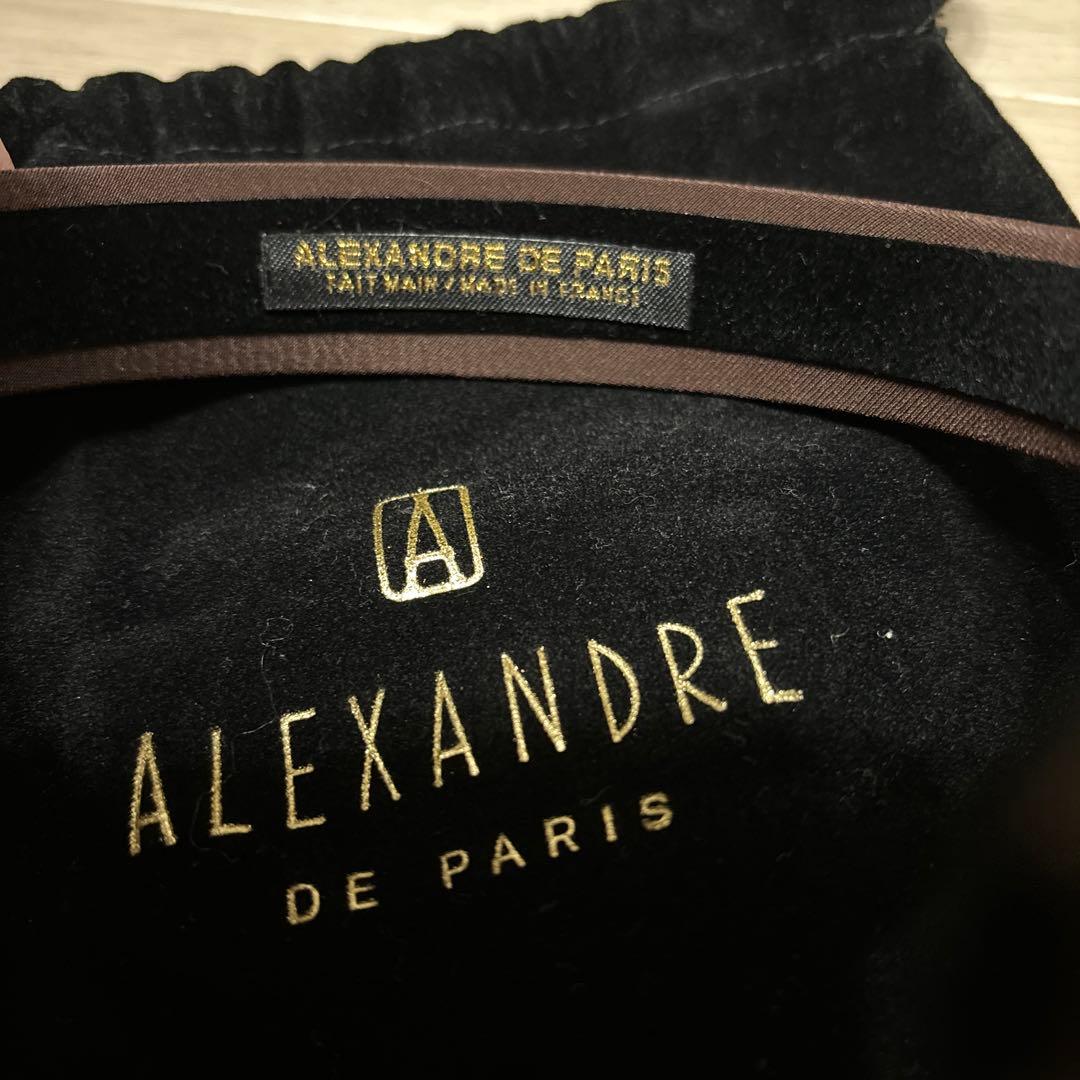 ALEXANDRE DE PARISカチューシャブラウン