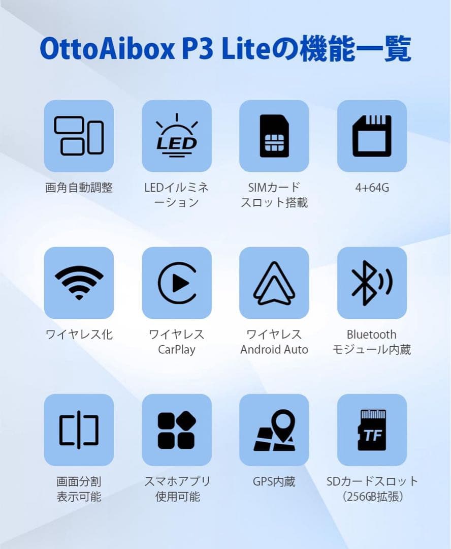 オットキャストOttoAibox P3 Lite Ottocast