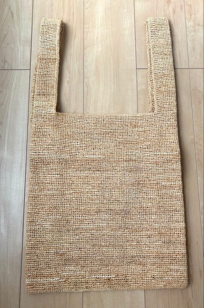 美品★ seya. セヤ RAFFIA SHOPPING BAG ラフィア