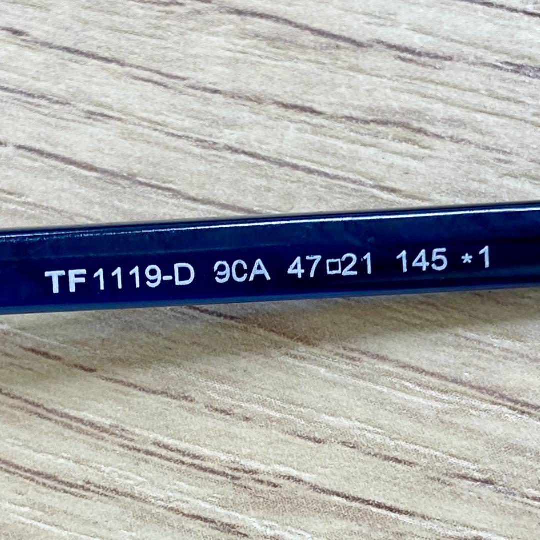 極美品 TOM FORD TF1119-D サングラス ブルー ケース付き