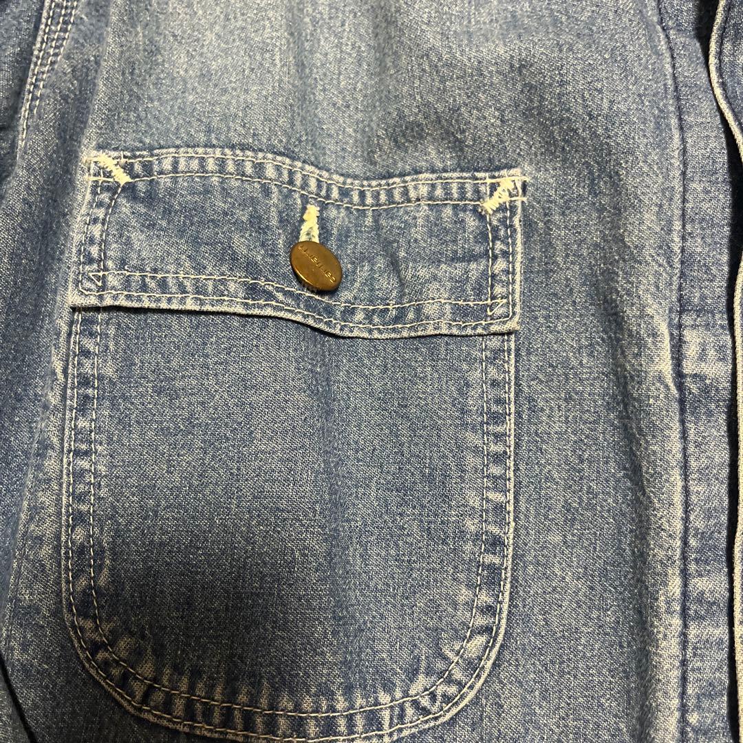 Carhartt カーハート USA製 デニムカバーオール チョアコート 42