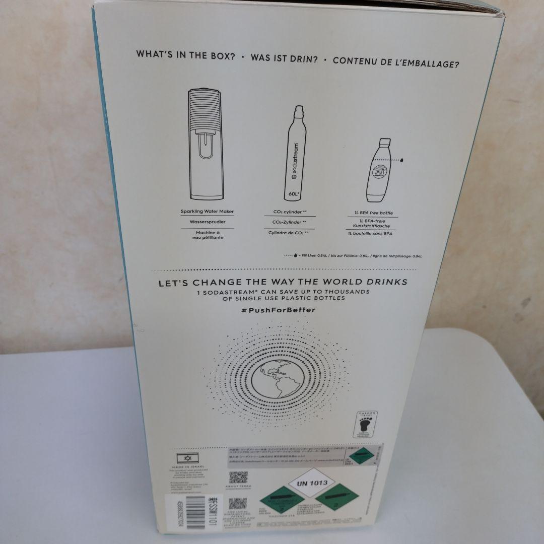 新品sodastream TERRAソーダストリーム　テラ 炭酸水メーカー黒