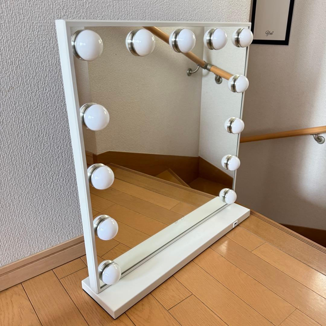 Francfranc エルドラド ハリウッドミラー ホワイト