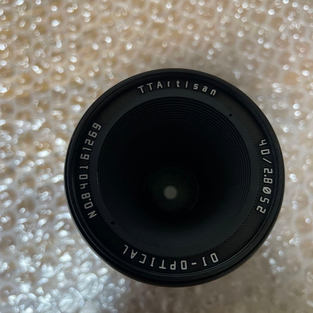 銘匠光学 TTArtisan 40/2.8 MACRO CフジフイルAXブラック