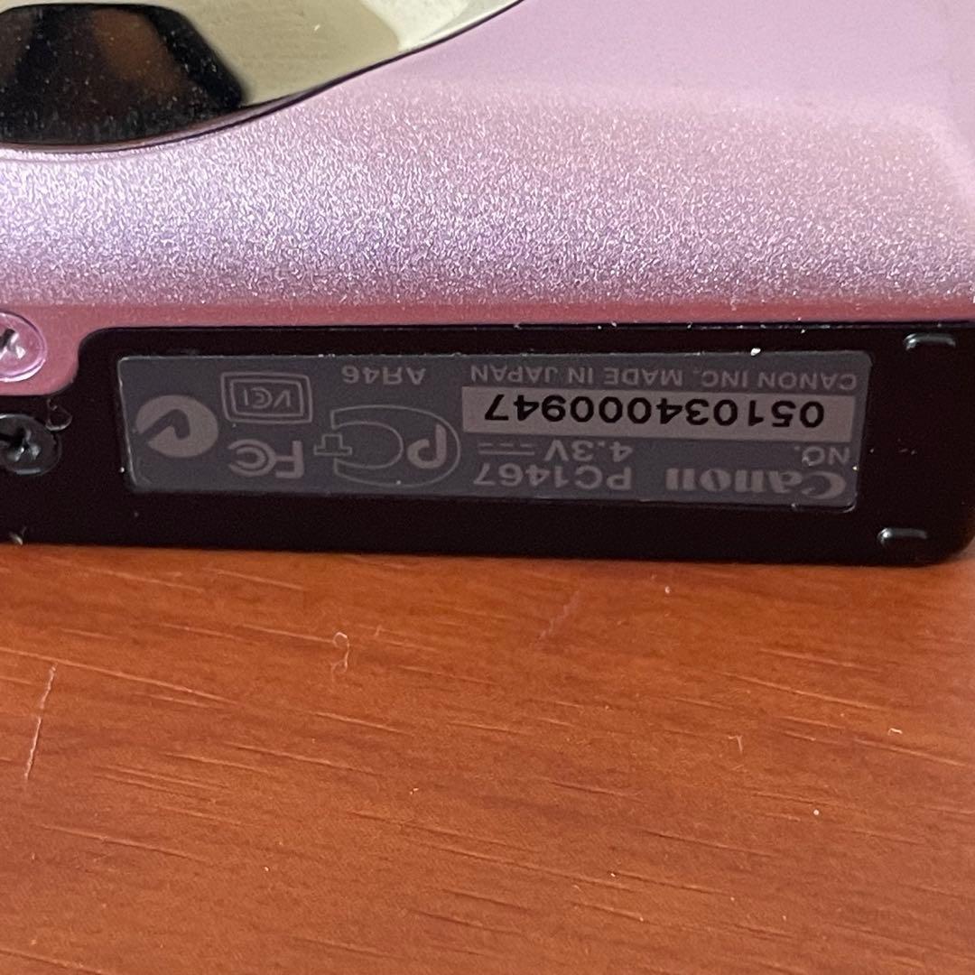 【外観極美品】Canon デジカメ コンデジ IXY 10S ピンク (PK)