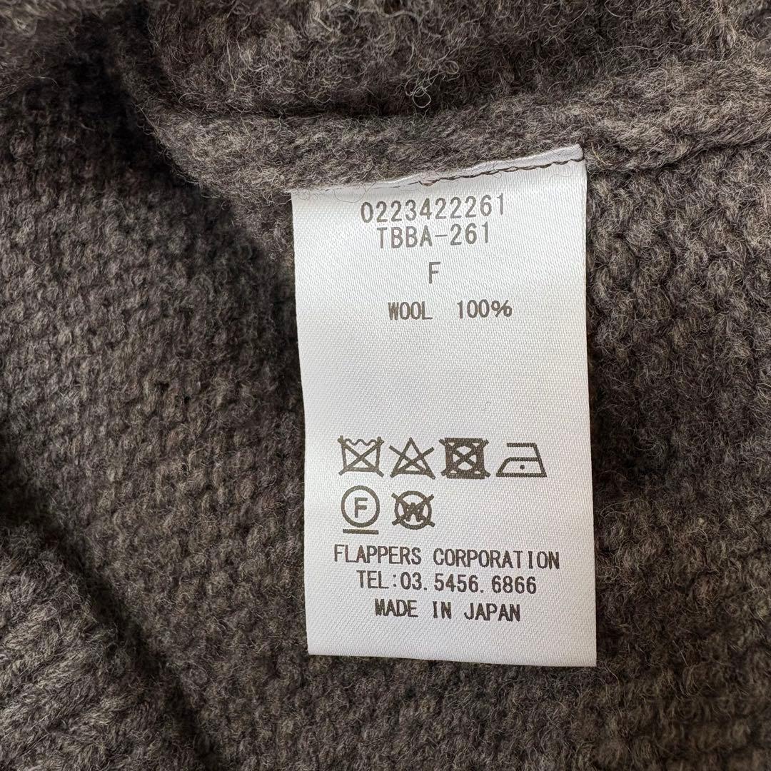 美品　TICCA ウール100％　ニットワンピース タートルネック　ティッカ