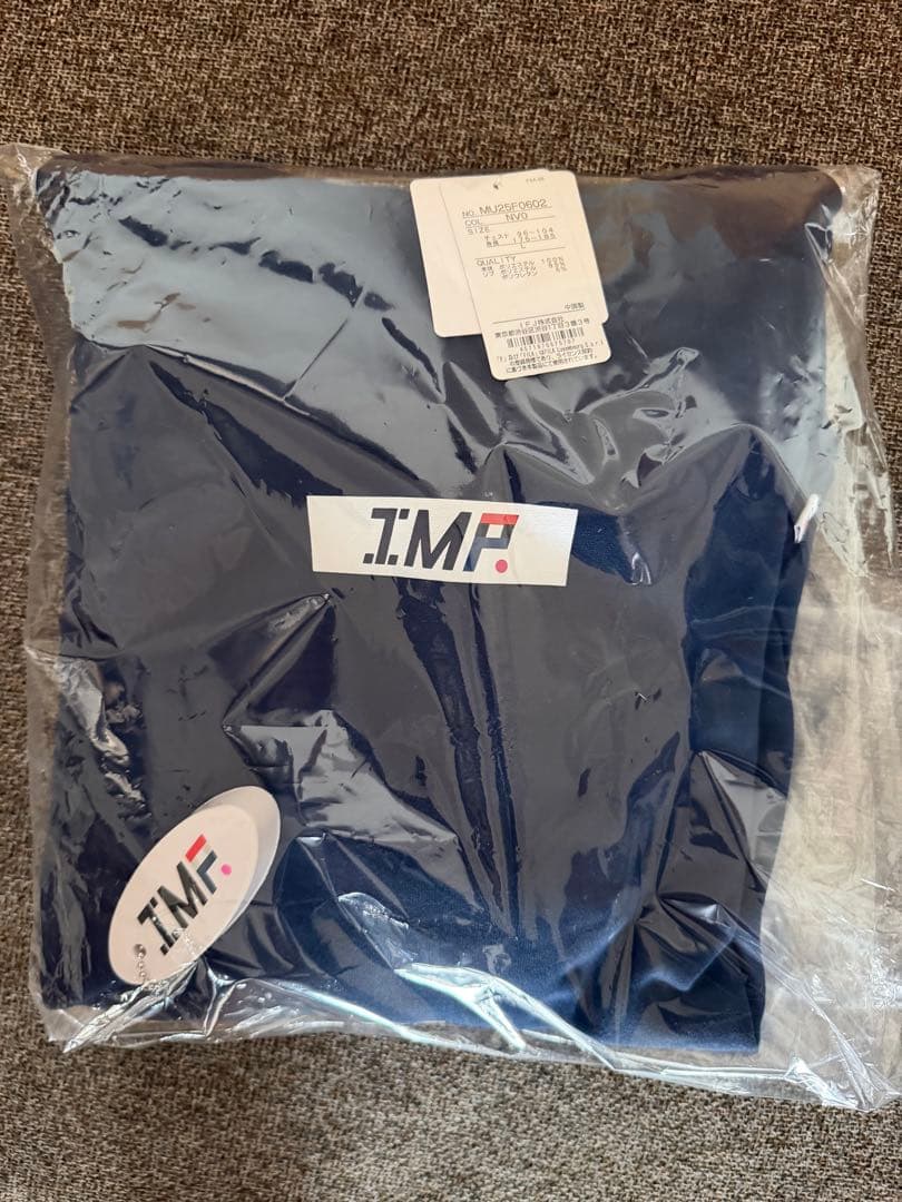 IMP. FILA パーカー ネイビー Lサイズ ロゴ キーホルダー付き