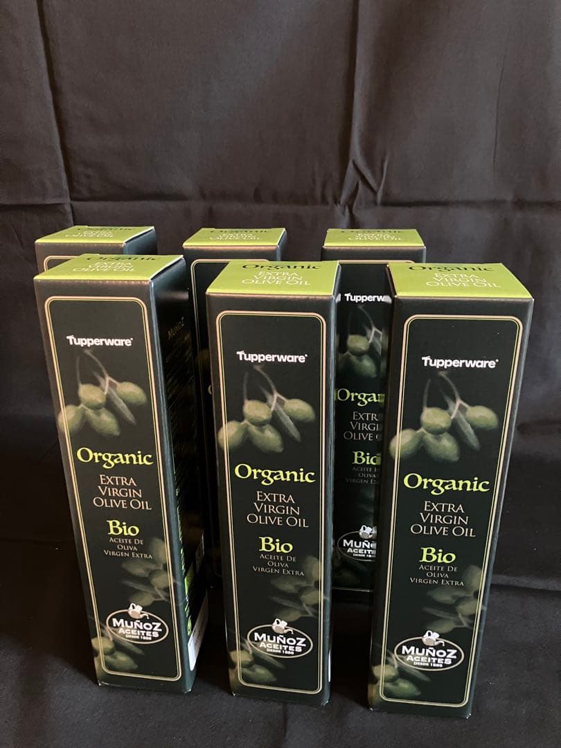 タッパーウェア　オーガニックオリーブオイル　6本