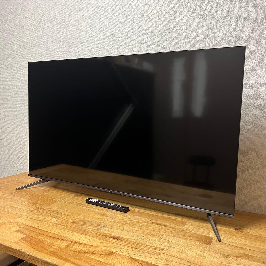TCL 55V型 4K液晶テレビ 55C645 量子ドット ネット動画アプリ搭載