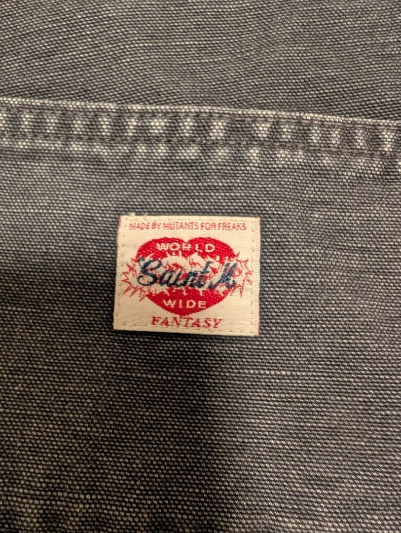 パンツ SAINT MICHAEL DOUBLE KNEE DENIM S