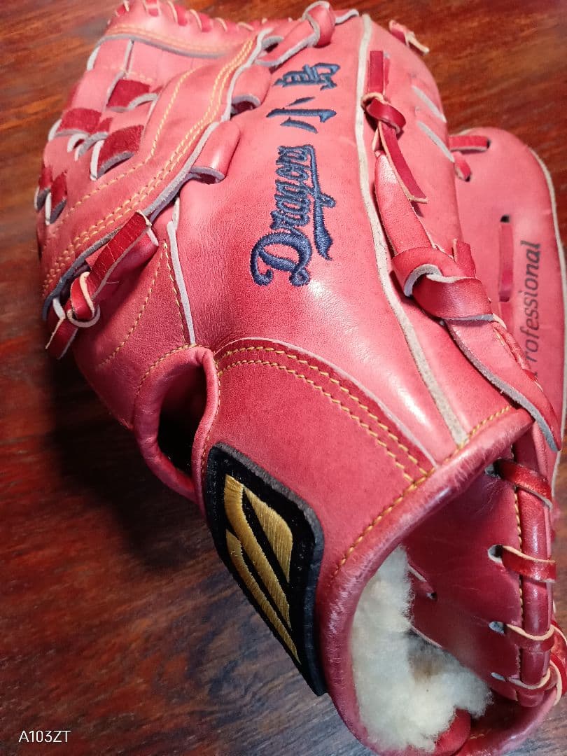 ミズノ プロ投手用硬式グローブ（名前刺繍、サイン入り）