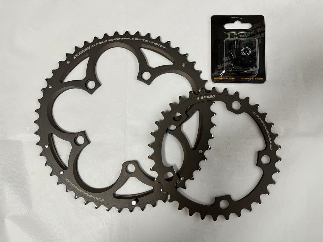 【ぽん太】　カンパニョーロ 50/34 11速 レコード チェーンリング