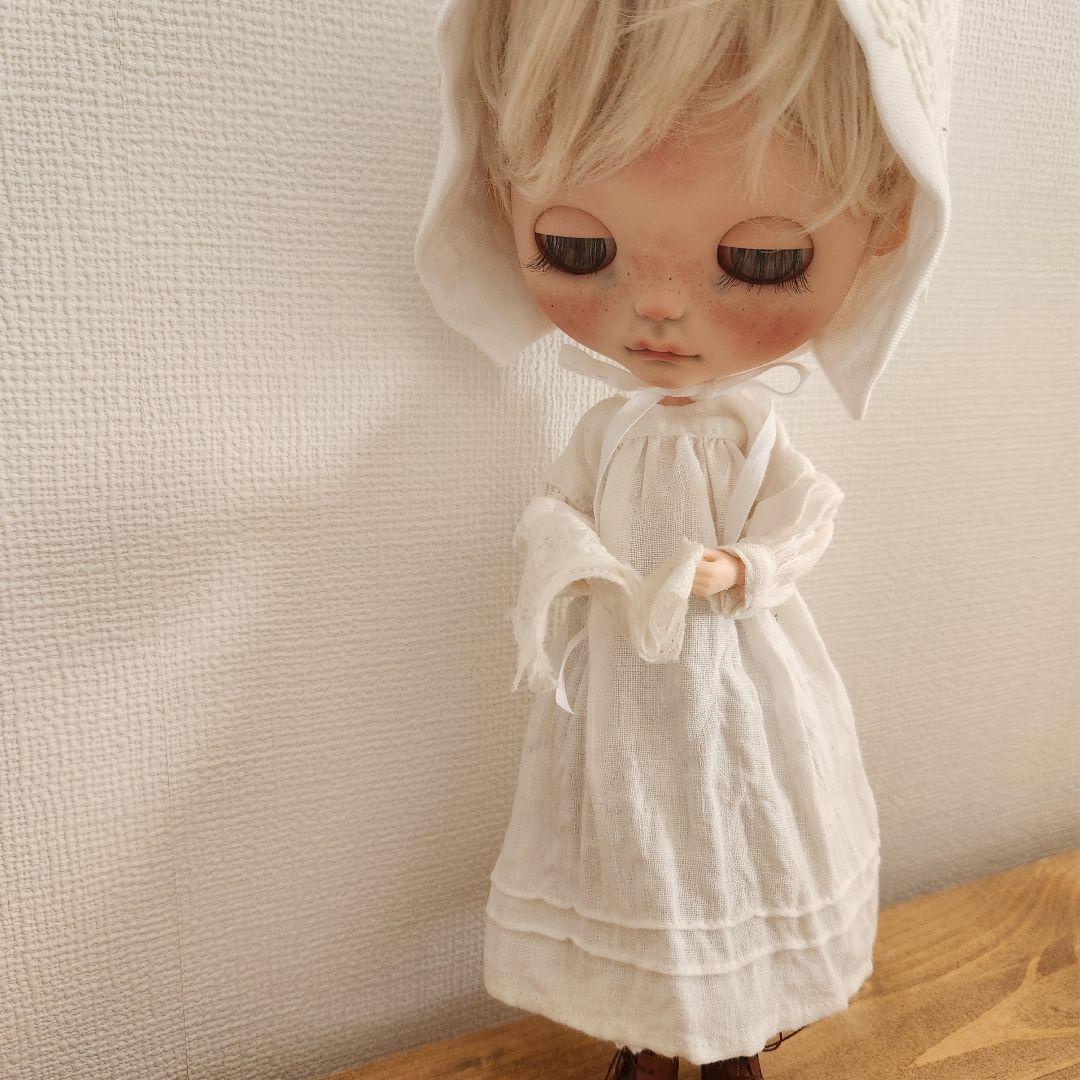 ブライス用 アウトフィット ボンネット ワンピース 3点セット