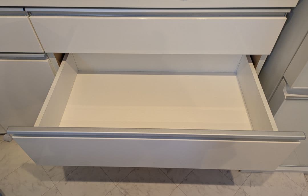 ニトリ　キュリー2 キッチンカウンター　ホワイト　120cm