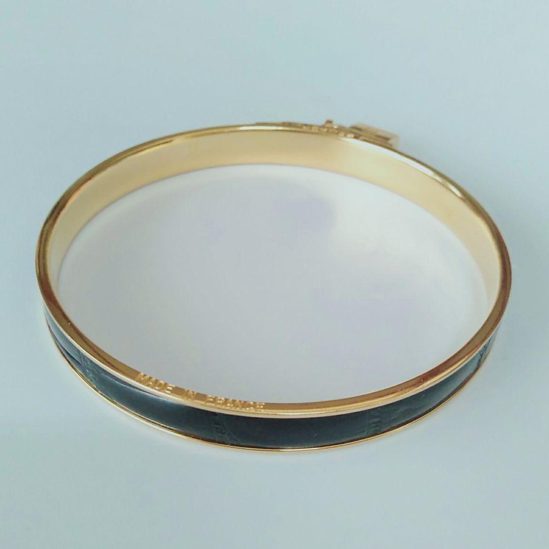 HERMES エルメス ケリー ブレスレット クロコ カデナ