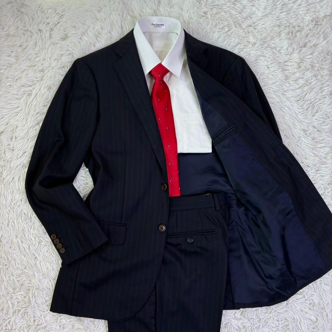 RING JACKET リングジャケットセットアップスーツ　ストライプ　46