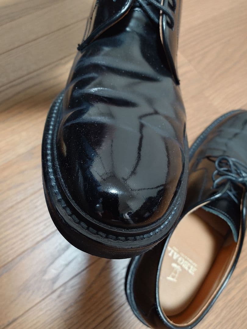 リーガル REGAL JU13 プレーントゥ 27.0cm 日本製 鏡面済み