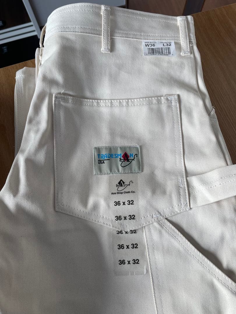 3*a様 新品 TRADESMAN トレーズマン ペインターパンツ 36×32