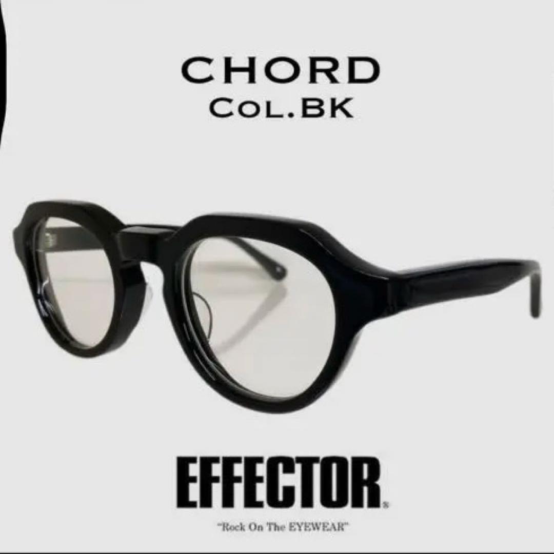 EFFECTOR CHORD ブラック メガネ　サングラス