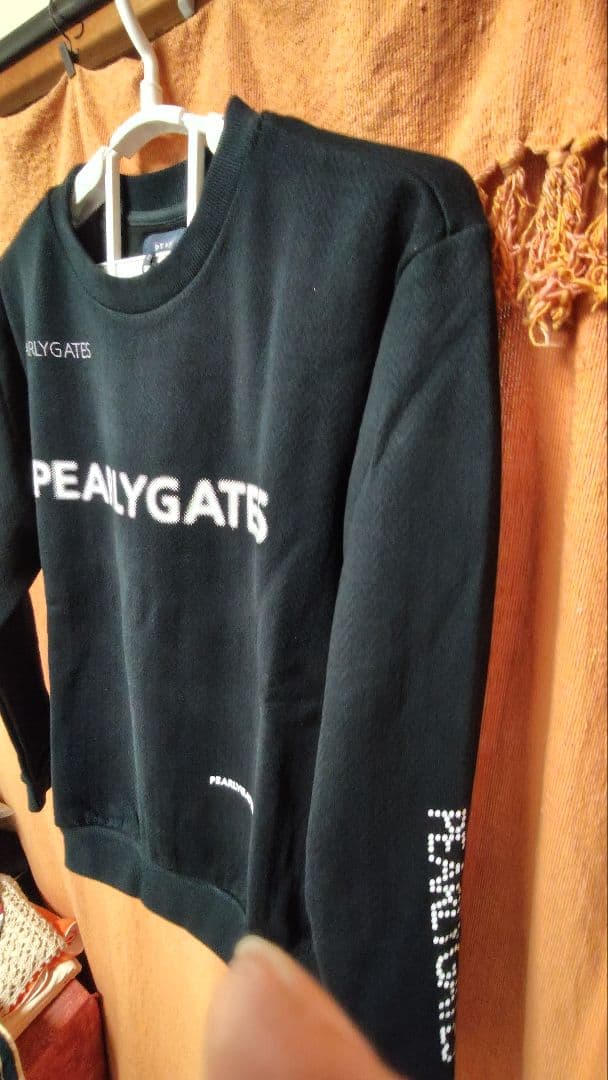 パーリーゲイツレディース裏起毛クルーネックプルオーバー