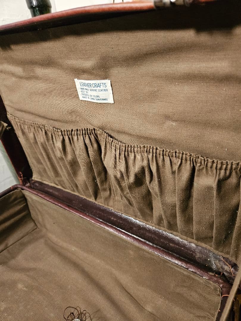 ノリさま専用　トランク　スーツケース　ミニ　ティスプレイ　レザー　昭和レトロ