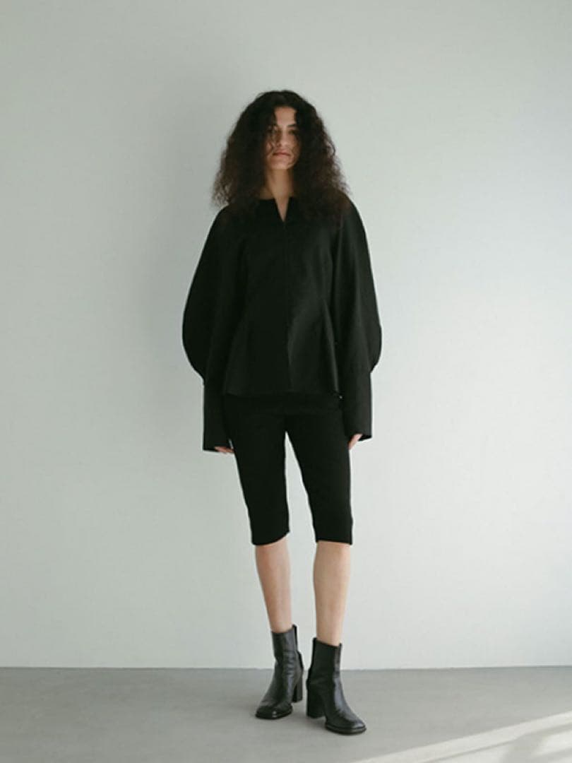 エトレトウキョウ25年新品⭐️ハイゲージバイカーニットパンツレイヤードレギンス