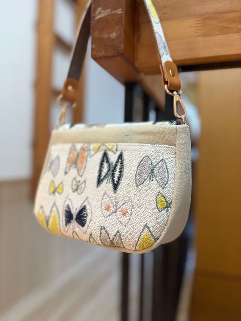 ミナペルホネン△ハンドメイド△ミディアムパン　手持ちショルダー