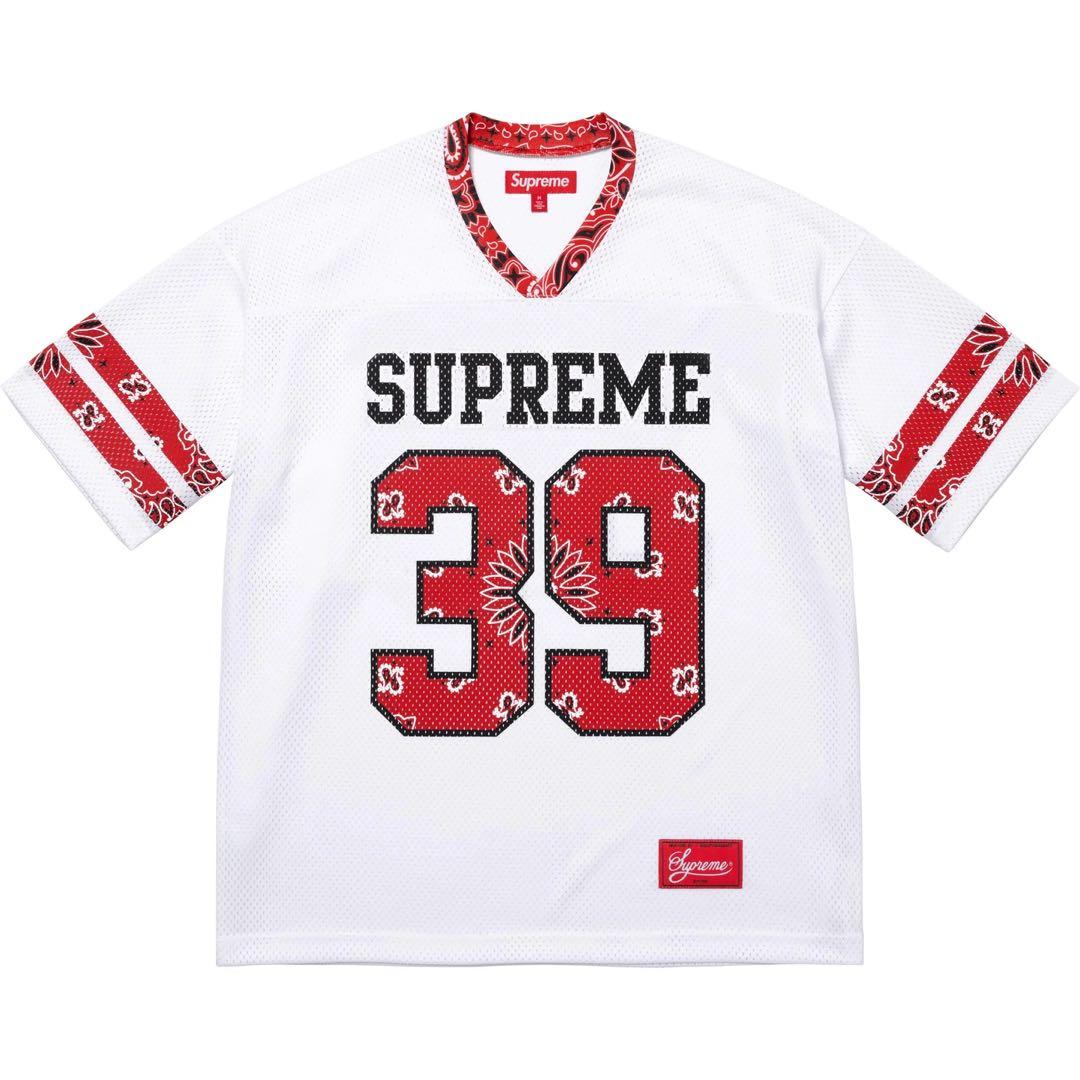 シャツ Supreme 25ss Bandana Football Jersey S