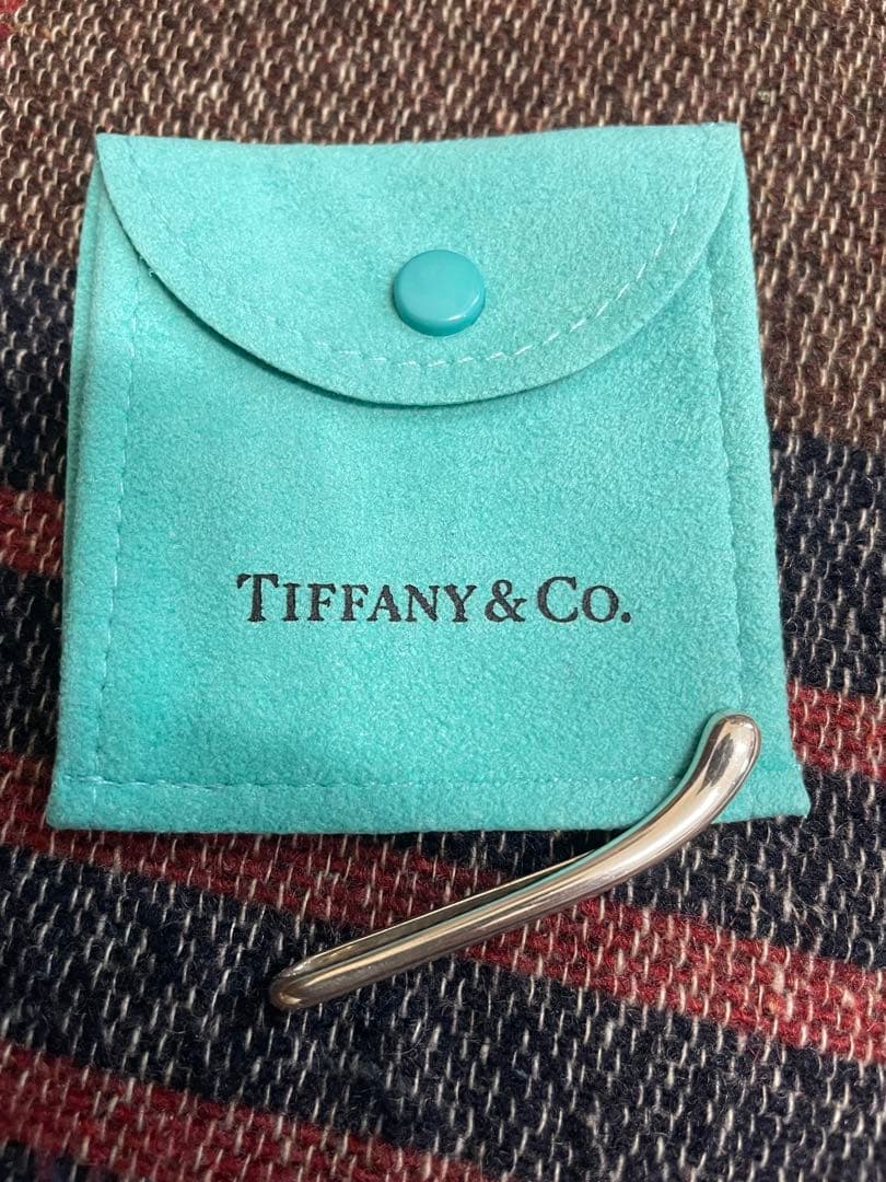 美品　Tiffany＆Co. ティファニー ティアドロップ ネクタイピン