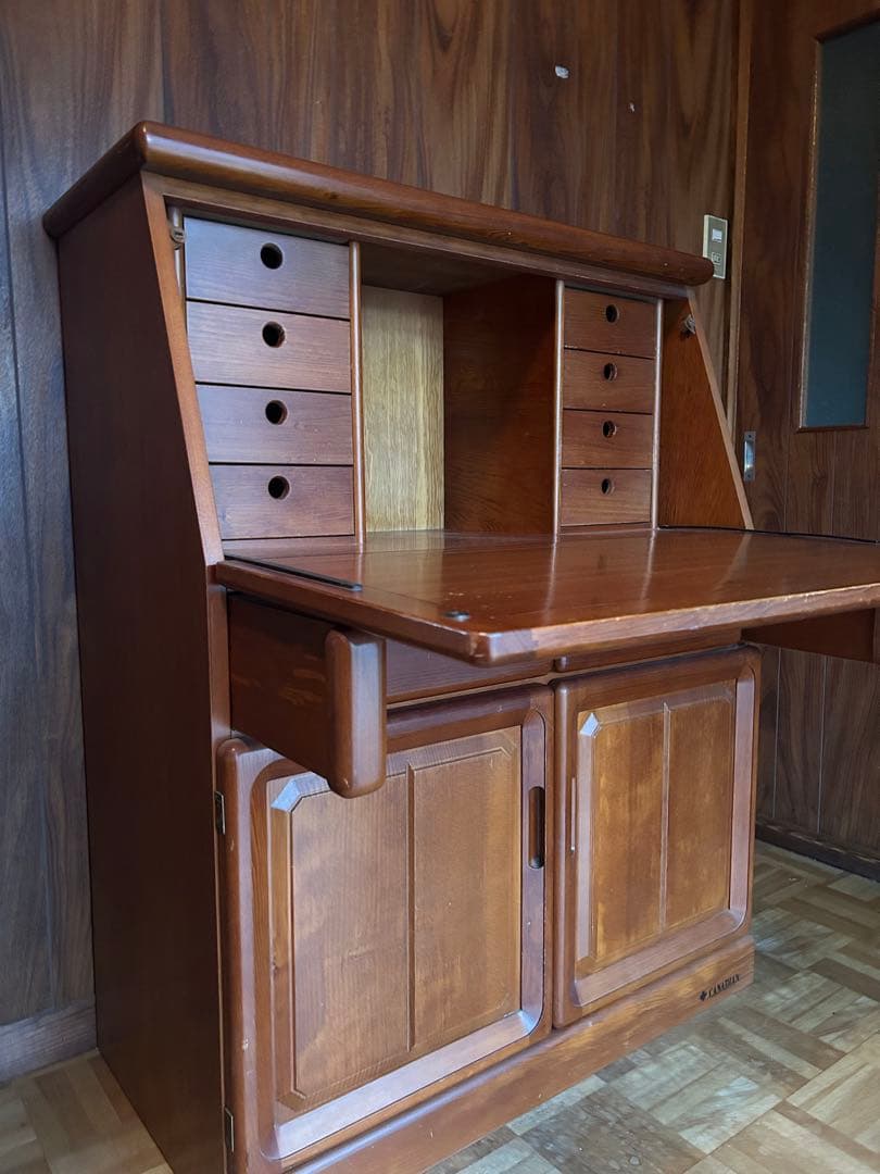 東海家具　ライティングビューローデスク　CANADIAN