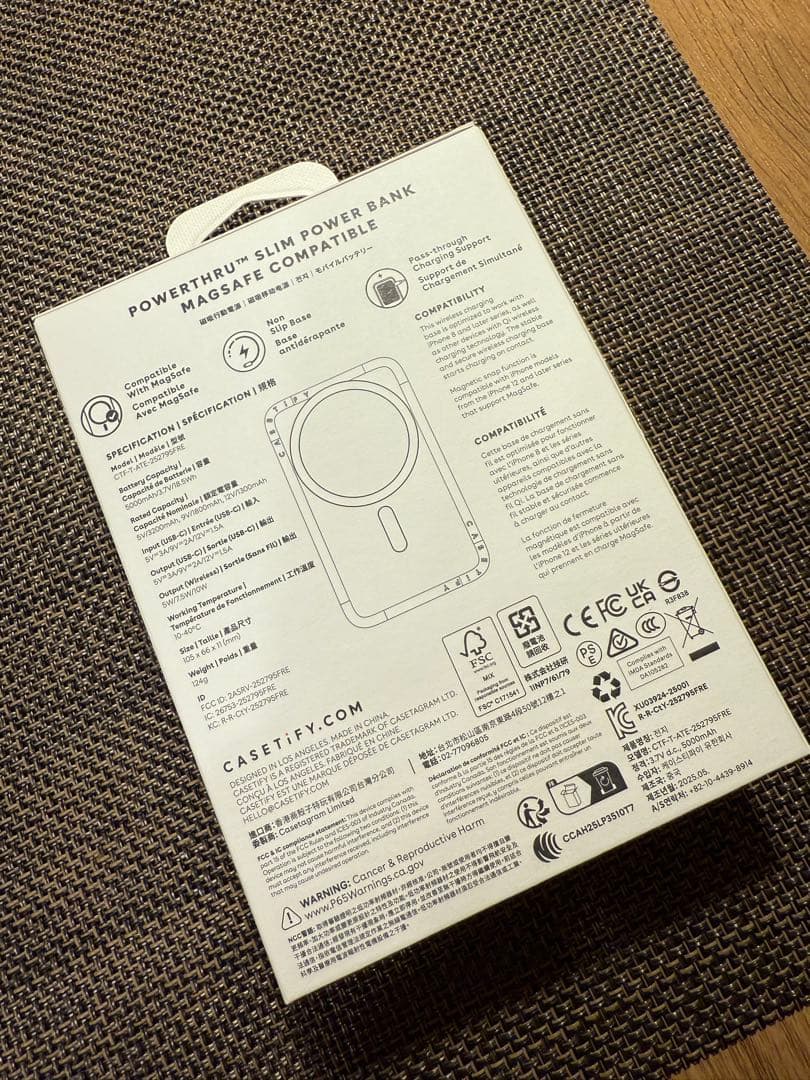 スマホアクセサリー CASETiFY Power Bank MagSafe