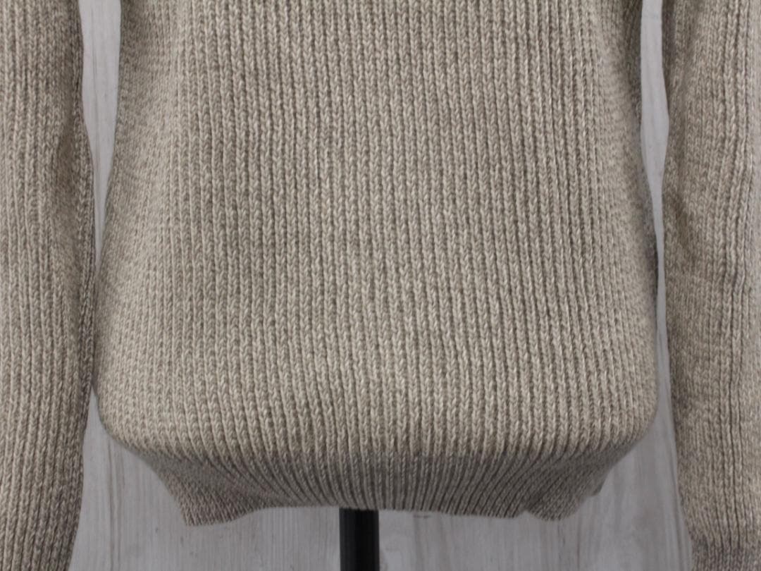 ▲美品 グッチ GUCCI グッチ リブ編 ニットセーター ベージュ Sサイズ