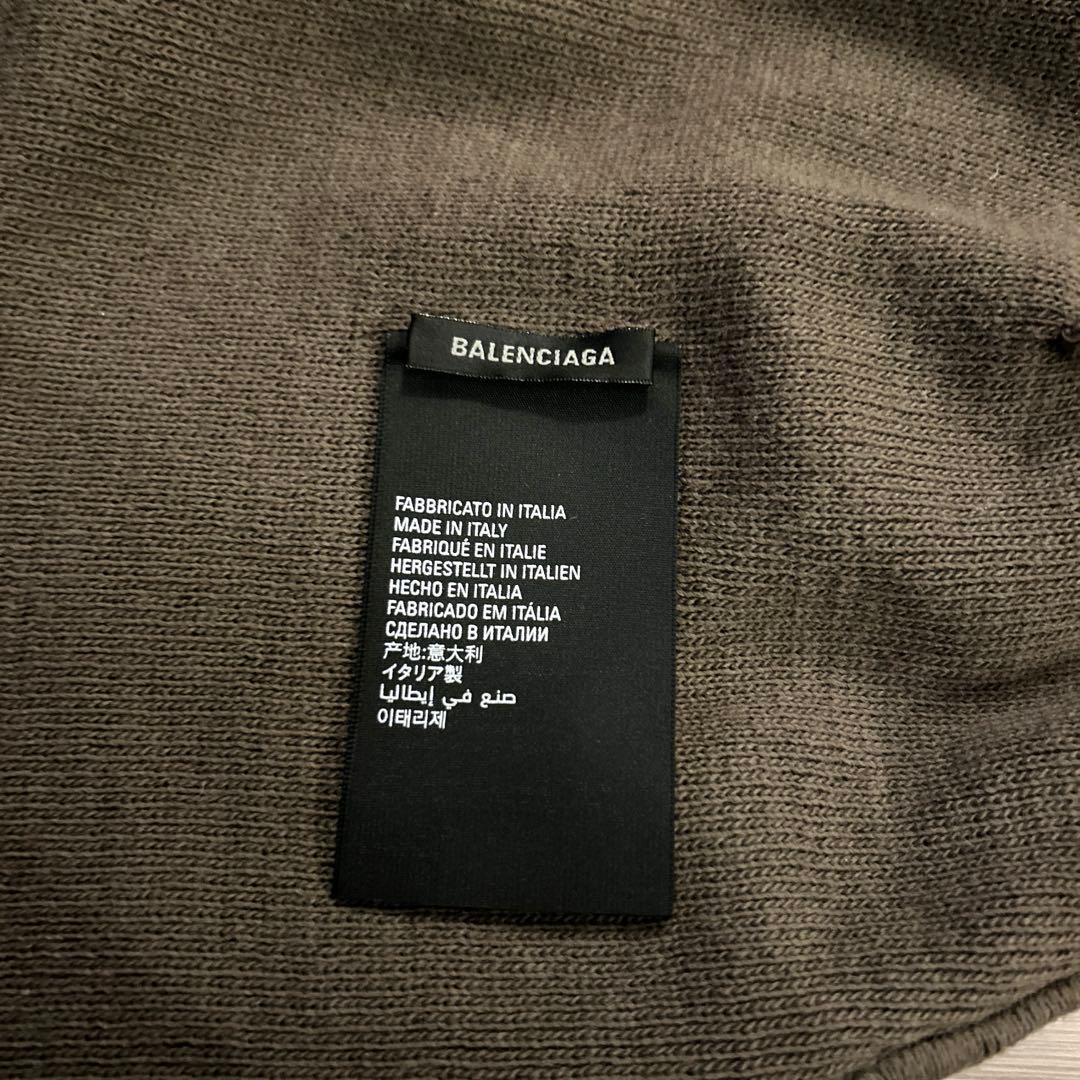 最終価格！BALENCIAGAニットキャップ　ショップバック付き