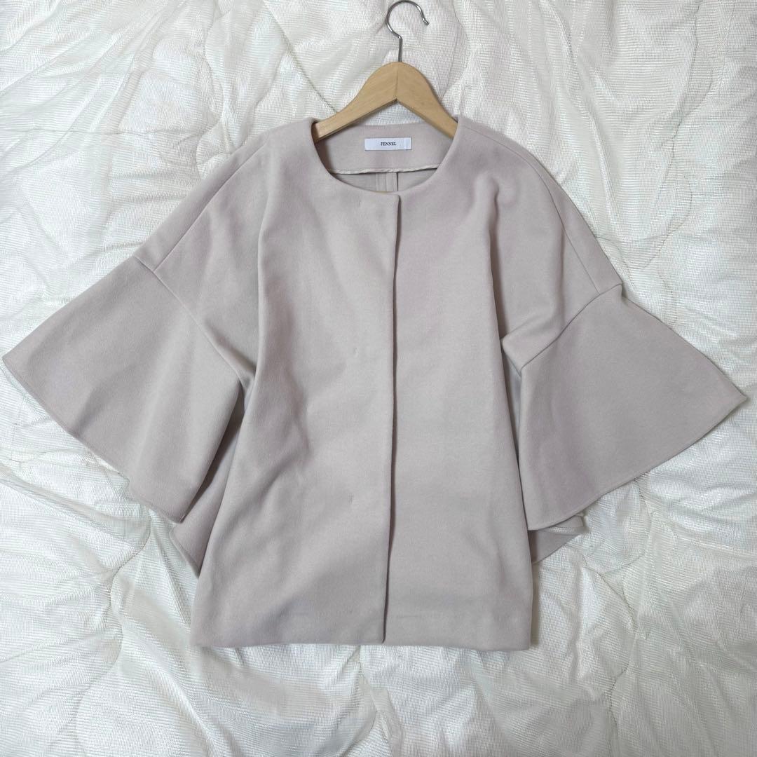 FENNEL フレアスリーブアウター　ヤマダヤ　ポンチョ　ケープ　コート