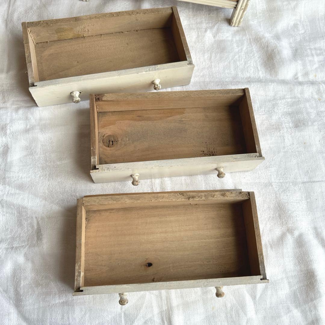 フランス　アンティーク　ドールハウス　チェスト　ドール家具　ブロカント